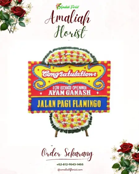 Sewa Papan Bunga Gedung Pernikahan Kemang Bogor